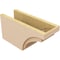 Ekena Millwork 6in. W x 8in. H x 16in. L Rivera Woodgrain TimberThane Rafter Tail, Primed Tan RFTUR06X08X16RIVRCPR - alternate 3